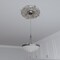 Ekena Millwork Attica PVC Ceiling Medallion (Fits Canopies up to 6 3/4"), Brght Coat Chrome, 19"OD x 3 1/2"ID x 1"P CMP19ATBCR - alternate 7